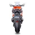 LEOVINCE Kawasaki Z1000 SX / Z1000 / 2011 2020 LV-10 BLACK EURO 4 double silencers 15209B