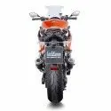LEOVINCE Kawasaki Z1000 SX / Z1000 / 2011 2020 LV-10 BLACK EURO 4 double silencers 15209B