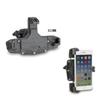 GIVI support universel S920L pour GPS & smartphone sur moto scooter vélo quad fixation au guidon