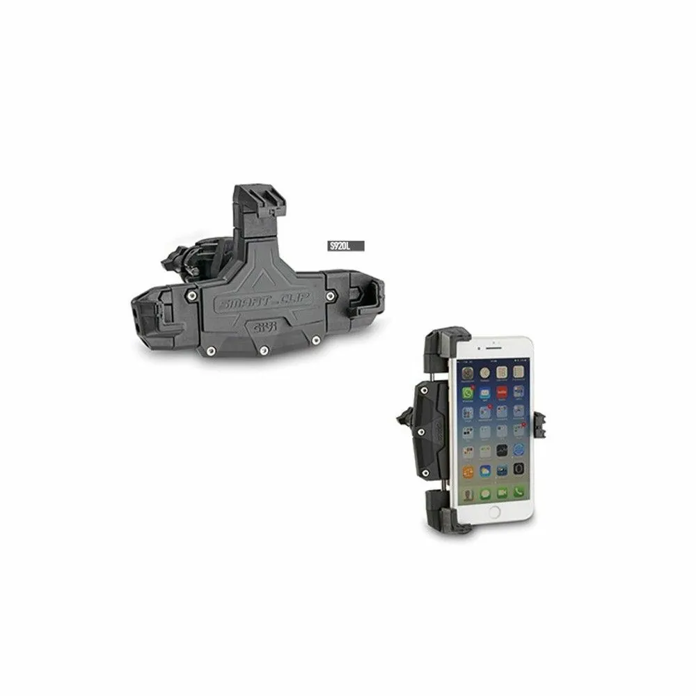 GIVI support universel S920L pour GPS & smartphone sur moto scooter vélo quad fixation au guidon