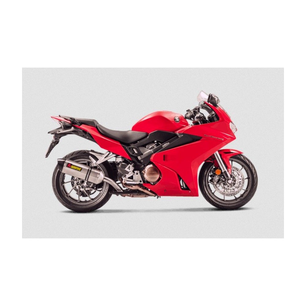 AKRAPOVIC Honda VFR 800 F 2017 2020 pot d'échappement en TITANE homologué EURO 4 SLIP-ON 1811-3424