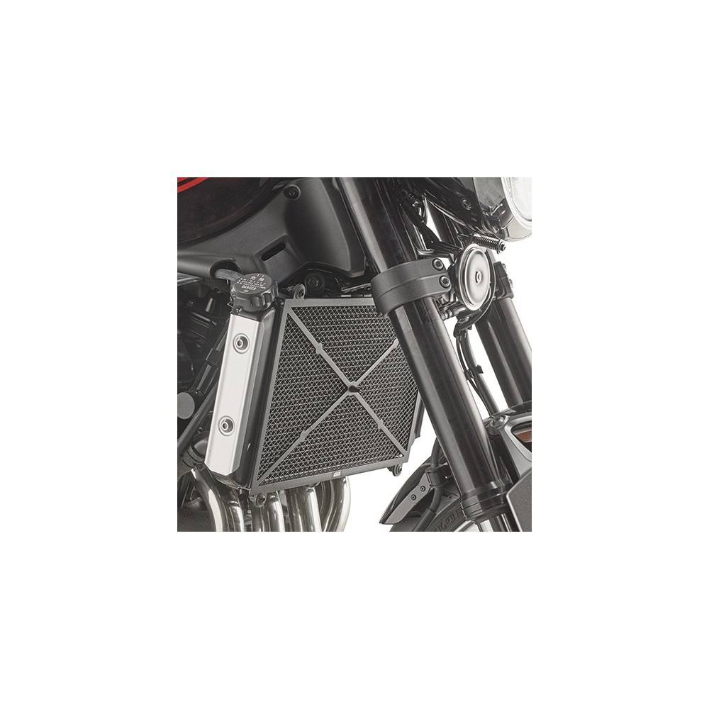 GIVI protection grille de radiateur en acier inox noir pour moto kawasaki Z900 RS 2018 2019 PR4124