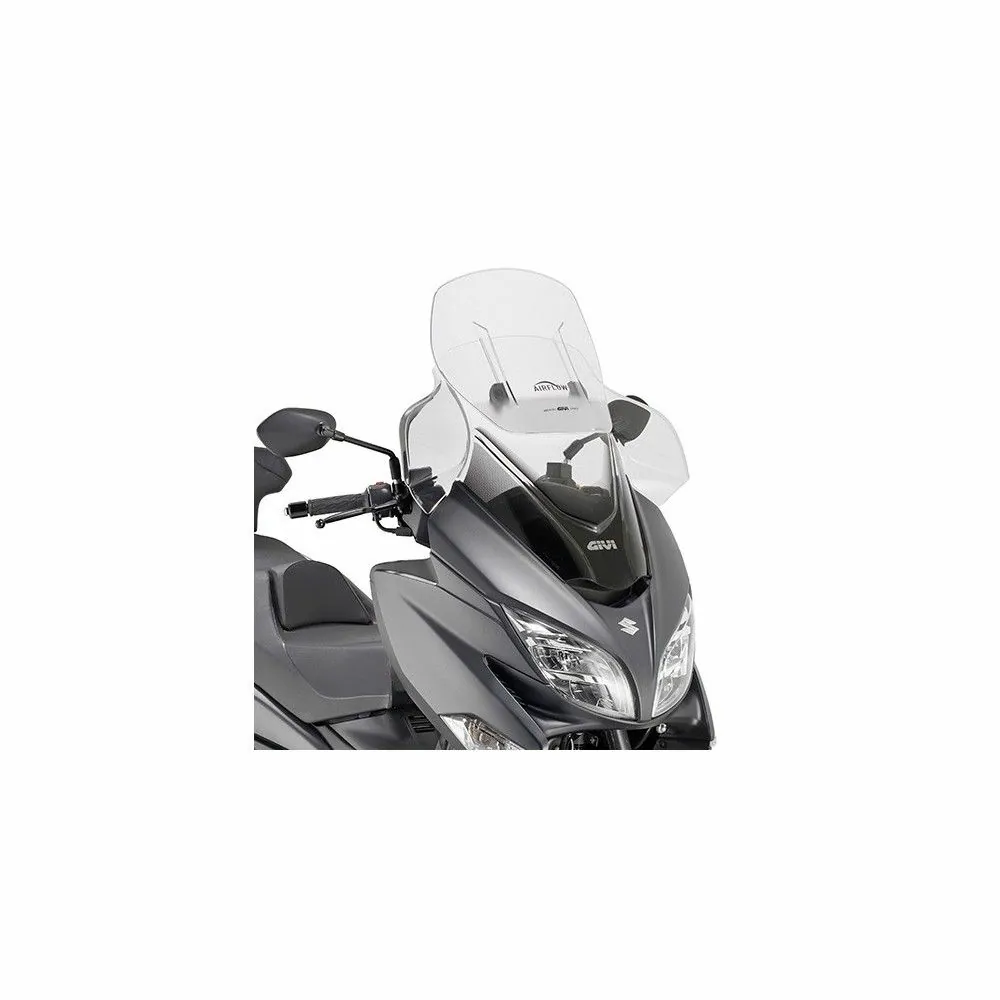 GIVI Suzuki 400 BURGMAN 2017 à 2019 pare brise bulle HP AIRFLOW haute protection AF3115 - hauteur 77cm