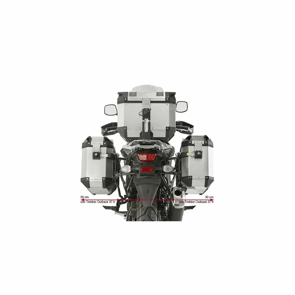 GIVI PL3112CAM support valises latérales Trekker Outback MONOKEY CAM-SIDE Suzuki DL 650 VSTROM 2017 2020 