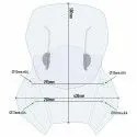 GIVI Suzuki DL 650 VSTROM 2017 2019 HP AIRFLOW windscreen AF3112