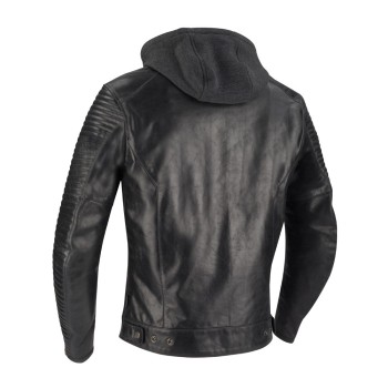SEGURA motorcycle DORIAN vintage all seasons man leather jacket black SCB1350