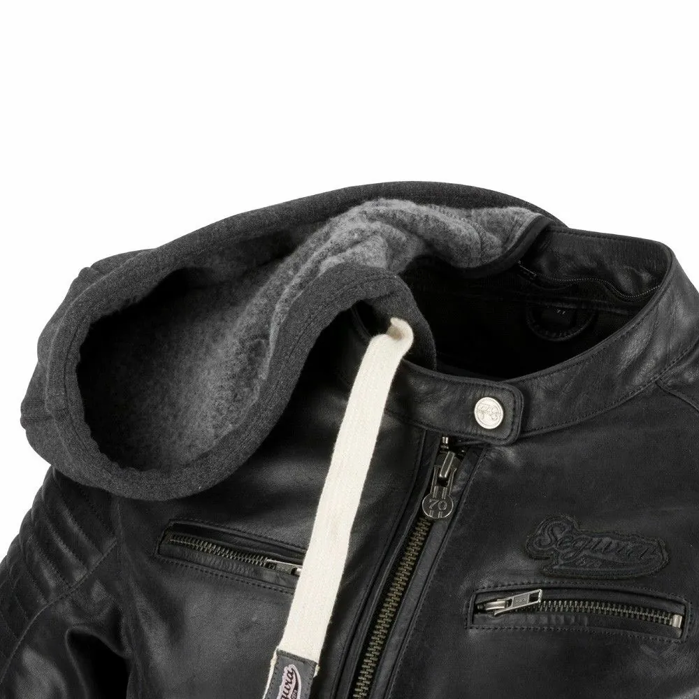 SEGURA blouson moto cuir femme LADY DORIAN vintage toutes saisons noir SCB1370