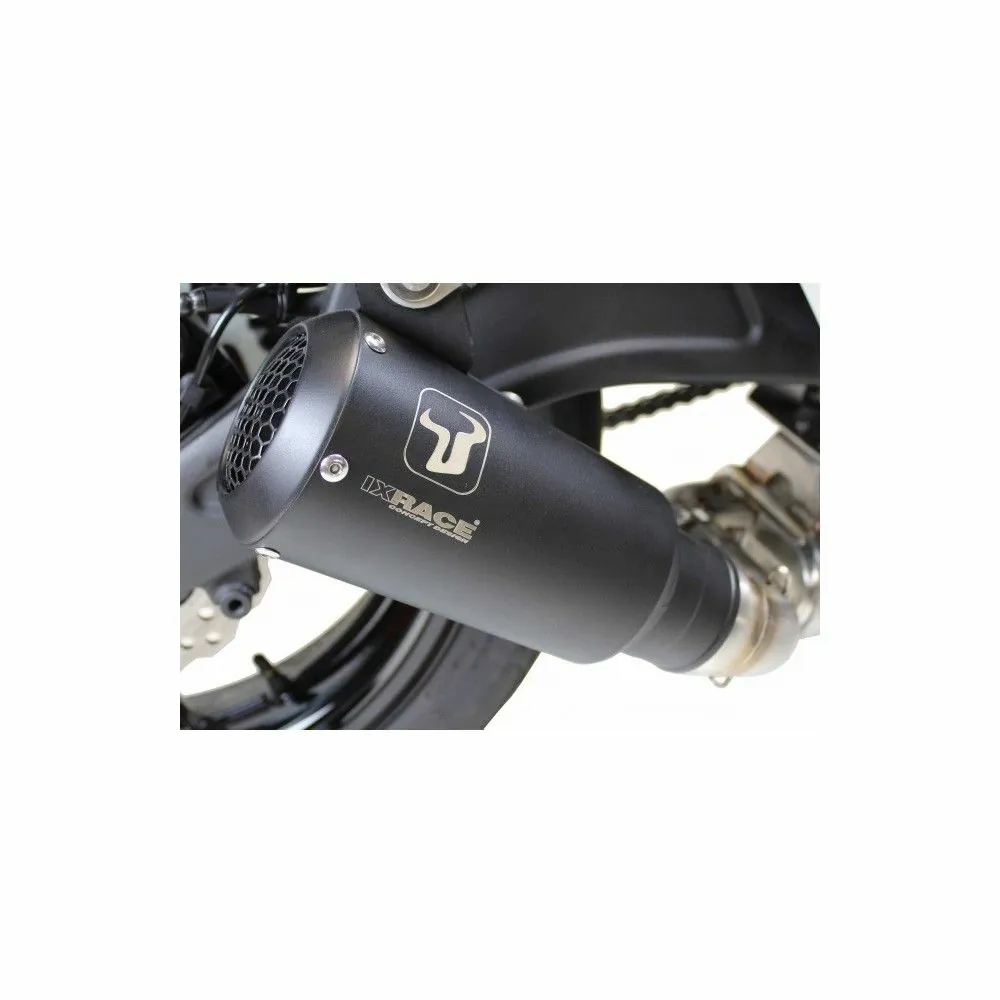 IXRACE YAMAHA MT07 2014 2020 ligne complète d'échappement pot MK2 BLACK AY9262SB homologué EURO 4