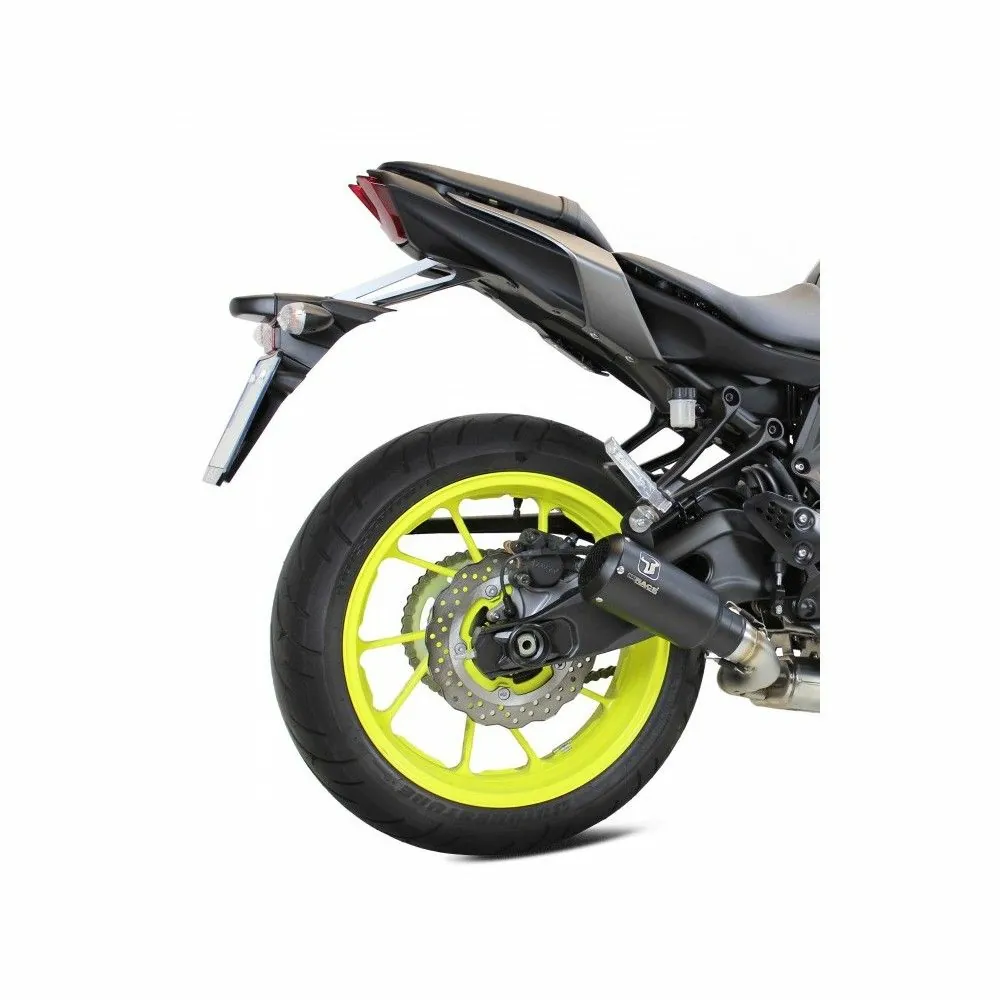 IXRACE YAMAHA MT07 2014 2020 ligne complète d'échappement pot MK2 BLACK AY9262SB homologué EURO 4