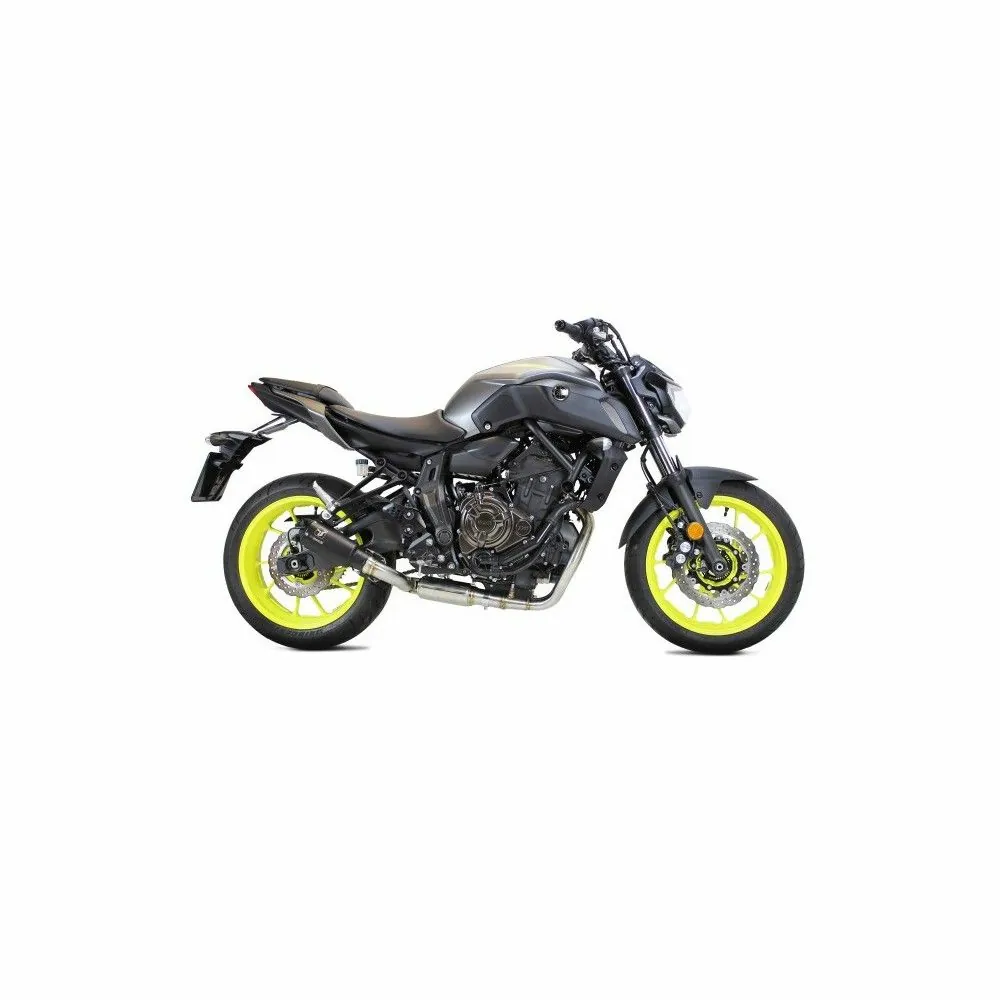 IXRACE YAMAHA MT07 2014 2020 ligne complète d'échappement pot MK2 BLACK AY9262SB homologué EURO 4