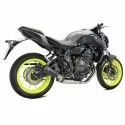 IXRACE YAMAHA MT07 2014 2020 ligne complète d'échappement pot MK2 BLACK AY9262SB homologué EURO 4