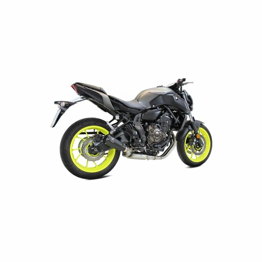 IXRACE YAMAHA MT07 2014 2020 ligne complète d'échappement pot MK2 BLACK AY9262SB homologué EURO 4