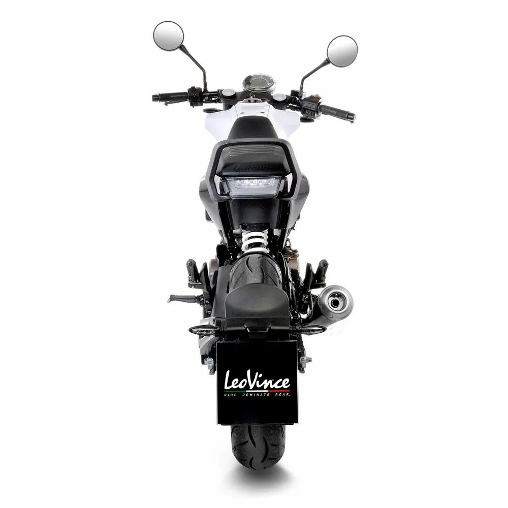 DESTOCK LEOVINCE Husqvarna 401 SVARTPILEN / VITPILEN / 2018 2019 pot d'échappement GP ONE noir mat hom EURO 4 15121