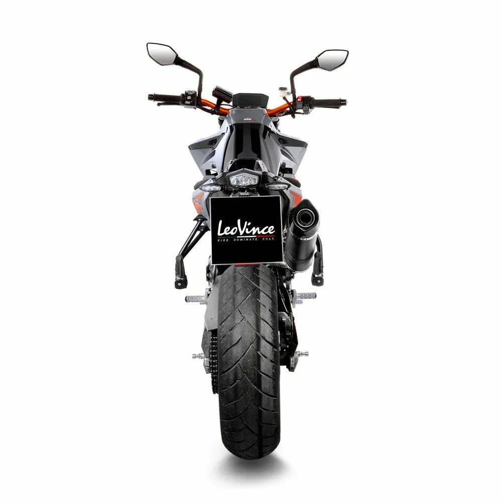 LEOVINCE KTM DUKE 790 / 890 R / 2018 2025 LVONE CARBON silencer EURO5+ - 14254E