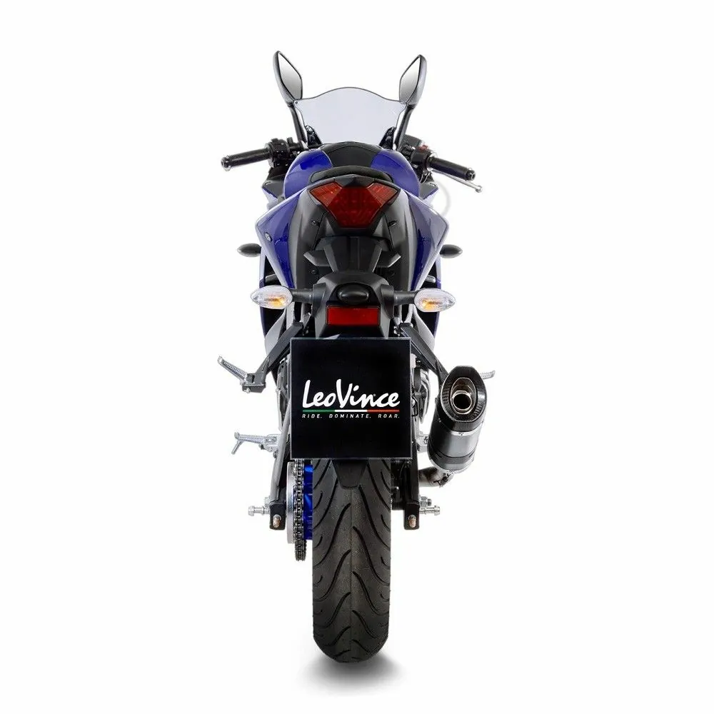 LEOVINCE YAMAHA YZF R3 / MT03 / 2018 2023 LV PRO pot d'échappement inox hom EURO 4 14257E