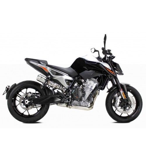 IXRACE KTM DUKE 790 / DUKE 890 R / SVARTPILEN / 2017 2025 MK2 INOX silencer AM3279S - EURO5+