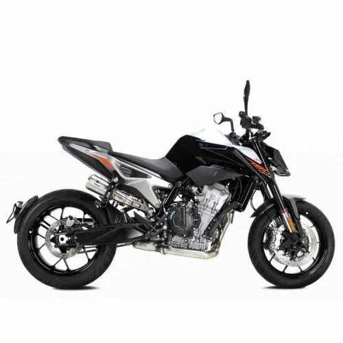 IXRACE KTM DUKE 790 / DUKE 890 R / SVARTPILEN / 2017 2025 MK2 INOX silencer AM3279S - EURO5+