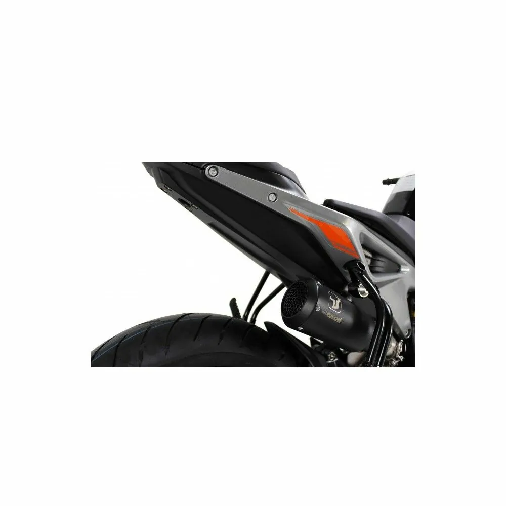 IXRACE KTM DUKE 790 / DUKE 890 R / SVARTPILEN / 2017 2025 MK2B BLACK silencer AM3279SB - EURO5+