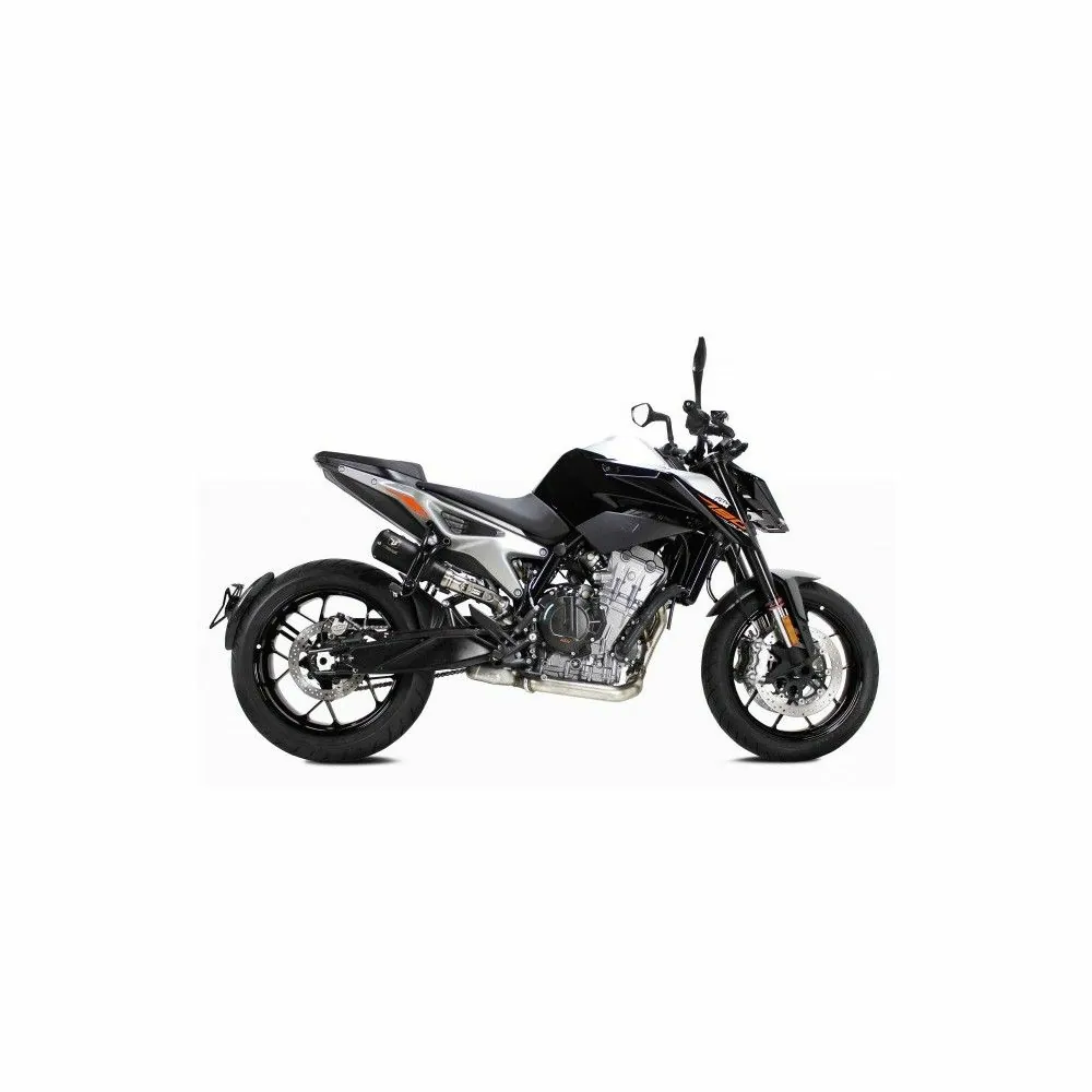 IXRACE KTM DUKE 790 / DUKE 890 R / SVARTPILEN / 2017 2025 MK2B BLACK silencer AM3279SB - EURO5+