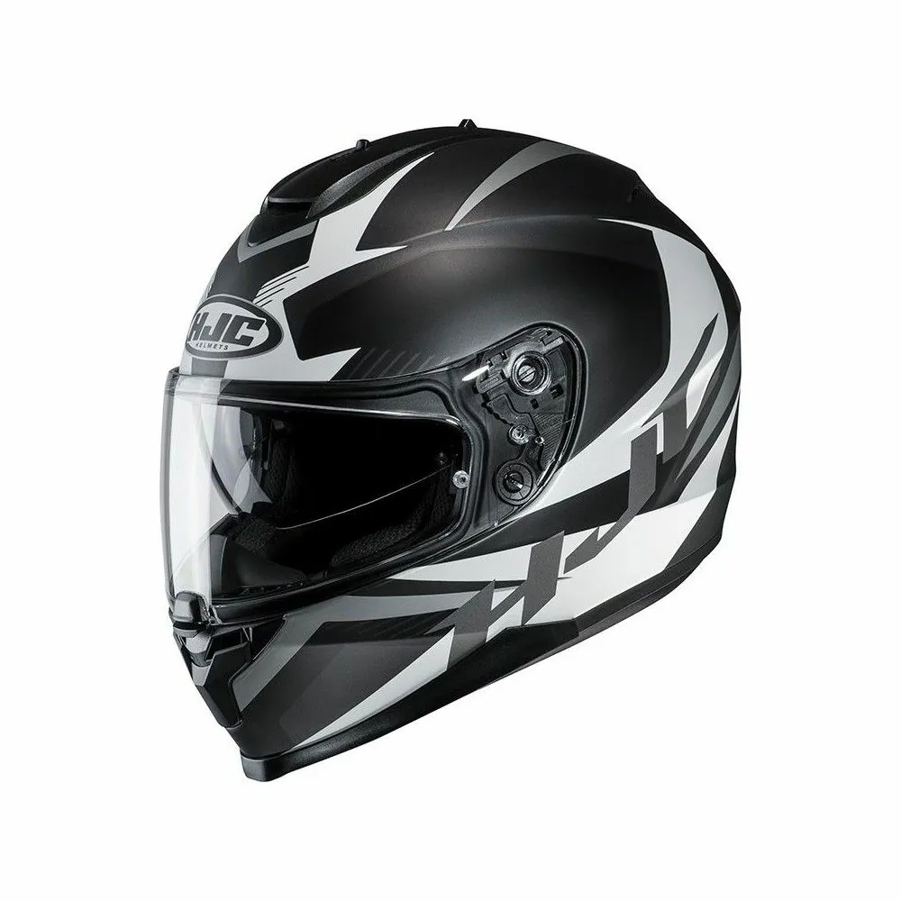 HJC casque intégral C70 TROKY MC-5SF moto scooter noir gris blanc mat