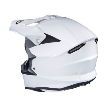 HJC i50 cross enduro quad helmet metal white