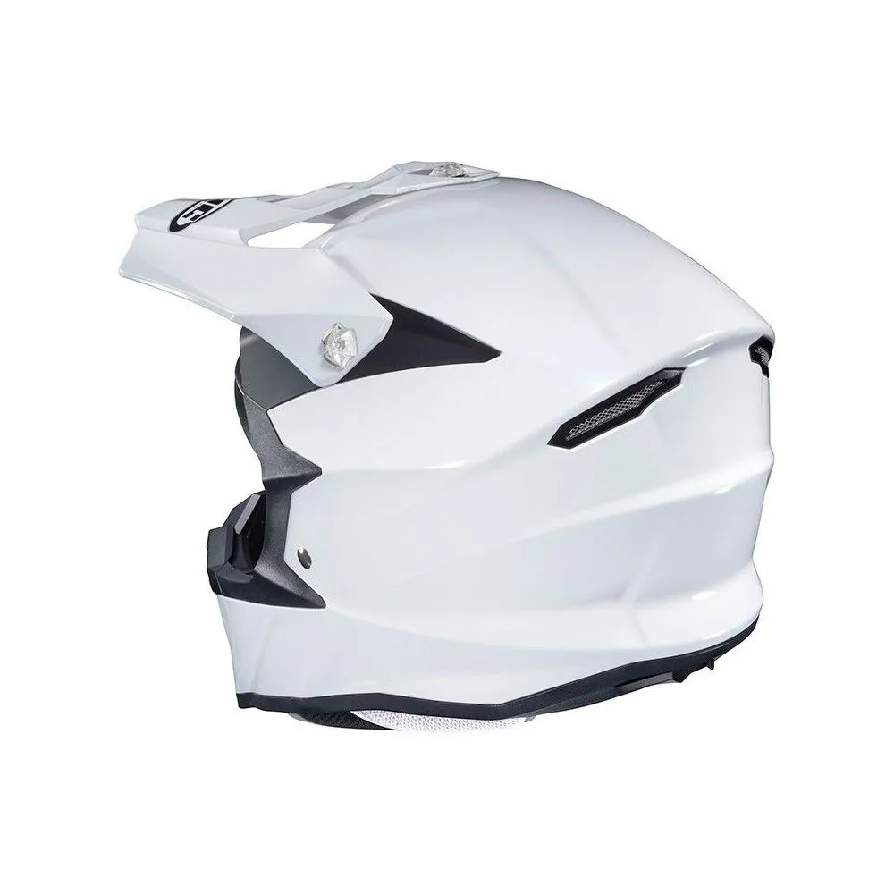 HJC i50 cross enduro quad helmet metal white