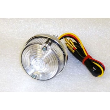 universal round rear LED headlight for motorcycle undertray