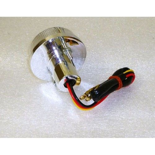 universal round rear LED headlight for motorcycle undertray