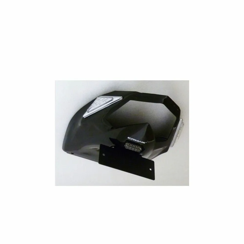 ERMAX license plate holder Kawasaki ZX6R 2009 to 2016 diablo black + TRI