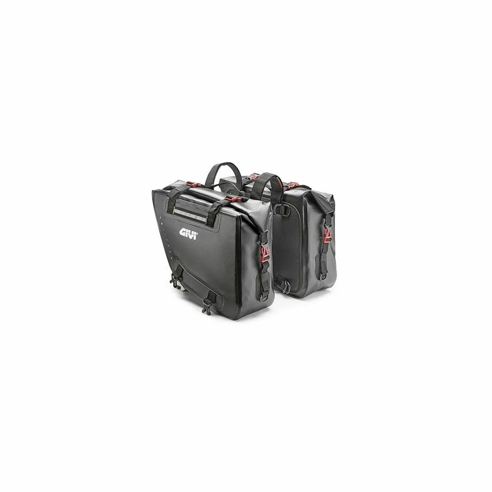 GIVI paire de sacoches cavalières GRT718 moto enduro off-road crosstourer GT étanches de 2x15L