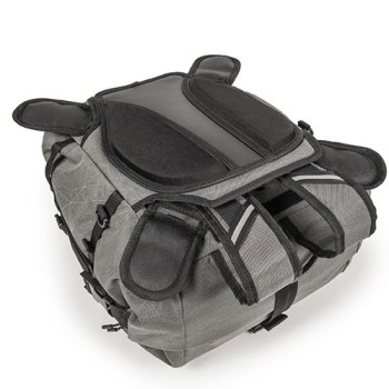 KAPPA RA315BK universal magnetic tank bag expandable rucksack 20L
