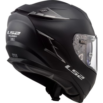 LS2 FF327 CHALLENGER SOLID FIBER integral helmet matt black