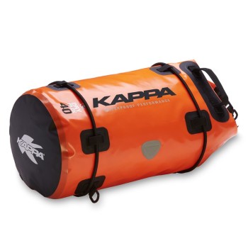 KAPPA sac de selle rouleau moto scooter WA405F étanche orange fluo 40L