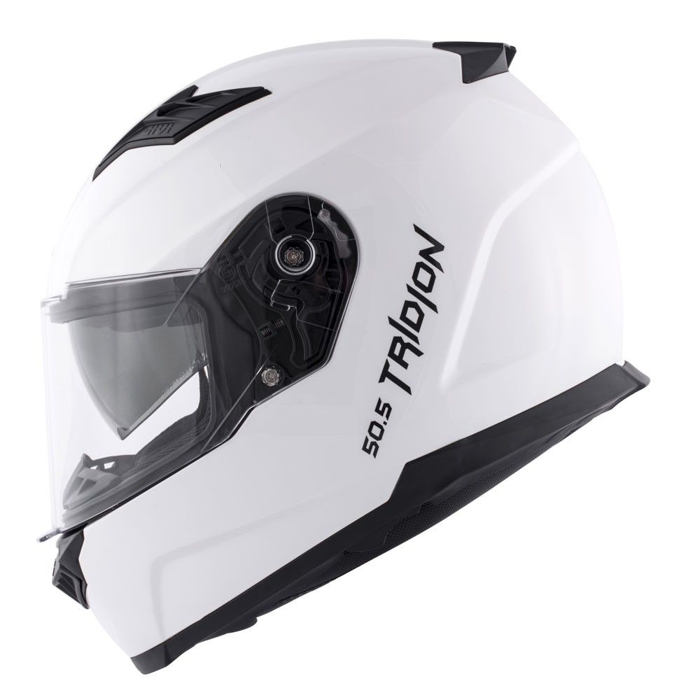 GIVI casque moto intégral 50.5 TRIDION SOLID blanc metal