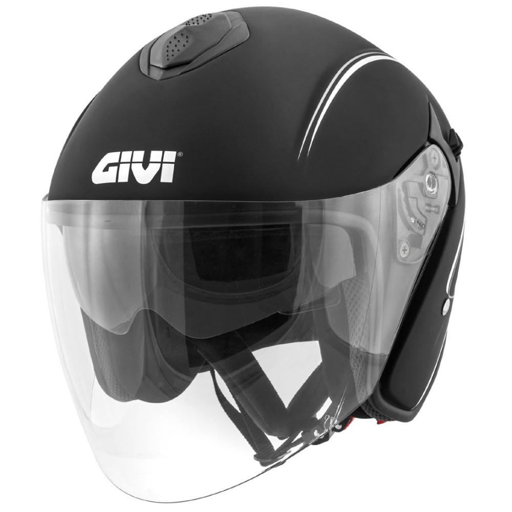 GIVI jet helmet moto scooter FIBER 20.9 GLIESE matt black