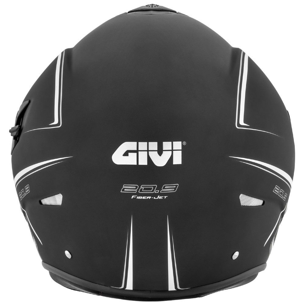 GIVI jet helmet moto scooter FIBER 20.9 GLIESE matt black