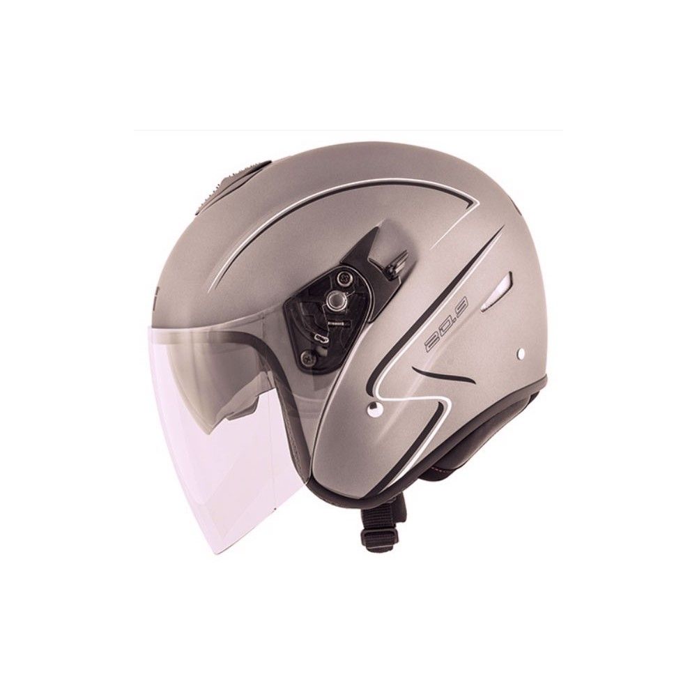 GIVI jet helmet moto scooter FIBER 20.9 GLIESE matt titanium