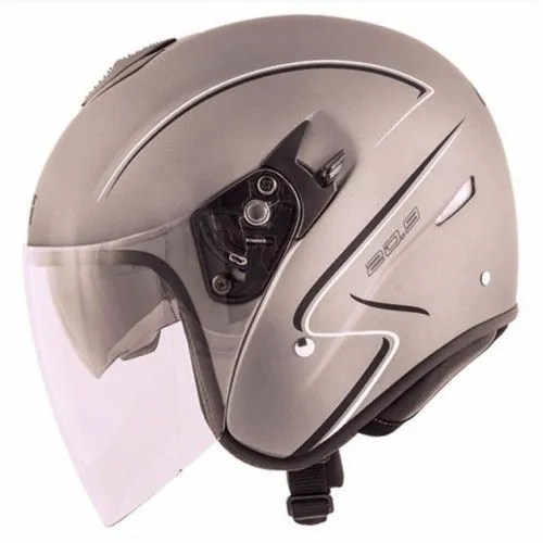GIVI casque jet moto scooter FIBRE 20.9 GLIESE titane mat