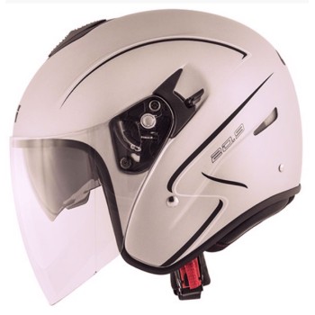 GIVI jet helmet moto scooter FIBER 20.9 GLIESE matt silver