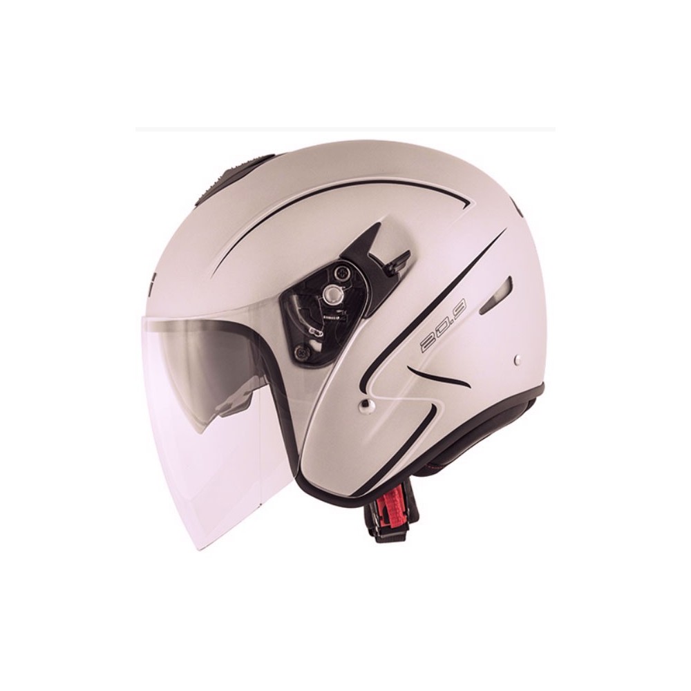 GIVI jet helmet moto scooter FIBER 20.9 GLIESE matt silver