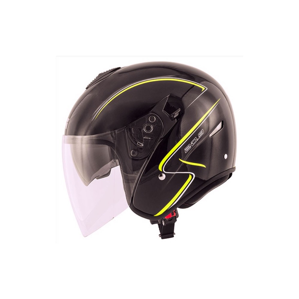 GIVI jet helmet moto scooter FIBER 20.9 GLIESE gloss black