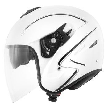 GIVI casque jet moto scooter FIBRE 20.9 GLIESE blanc brillant