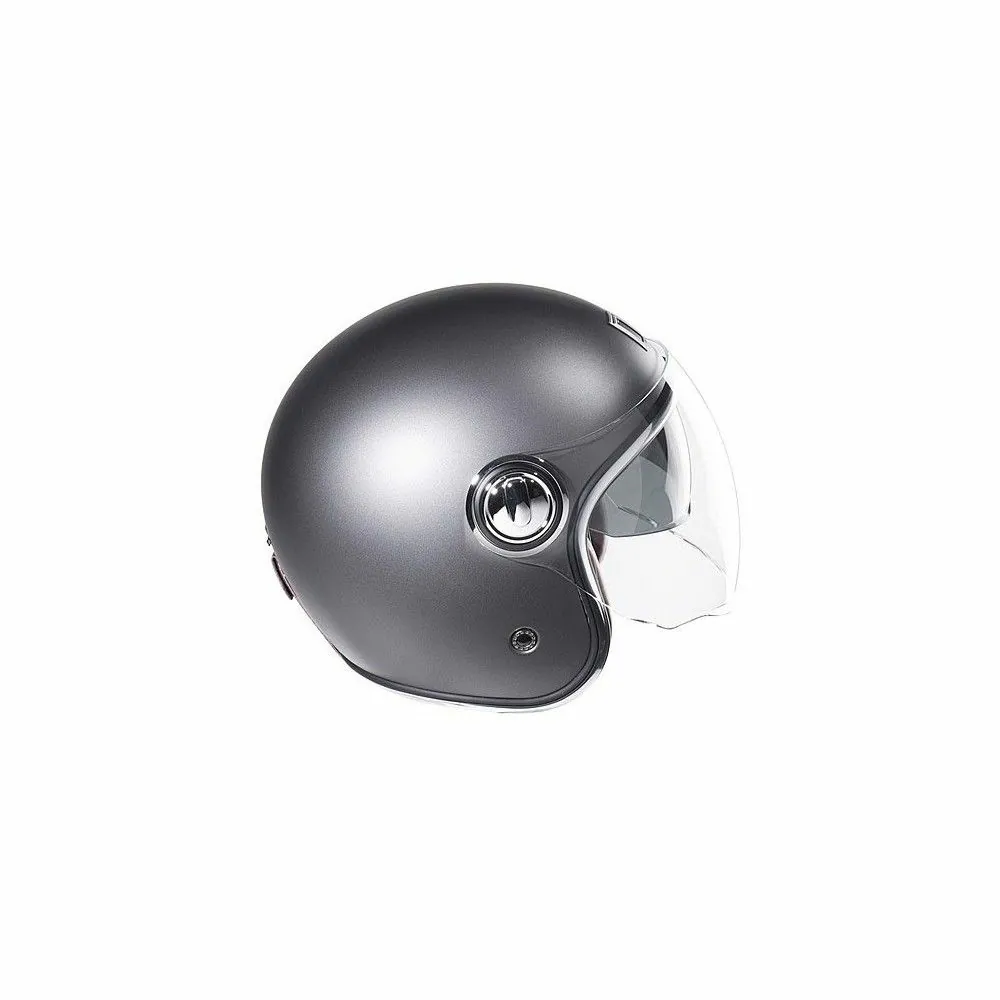 NOX casque jet vintage moto scooter HERITAGE titane mat