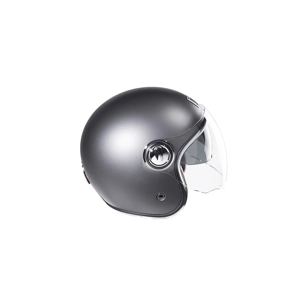NOX vintage jet helmet moto scooter HERITAGE matt titanium