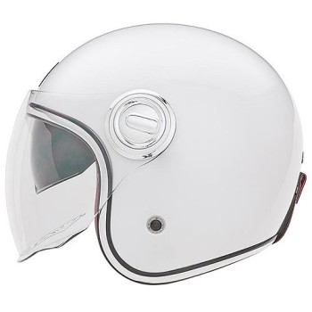 NOX vintage jet helmet moto scooter HERITAGE gloss white