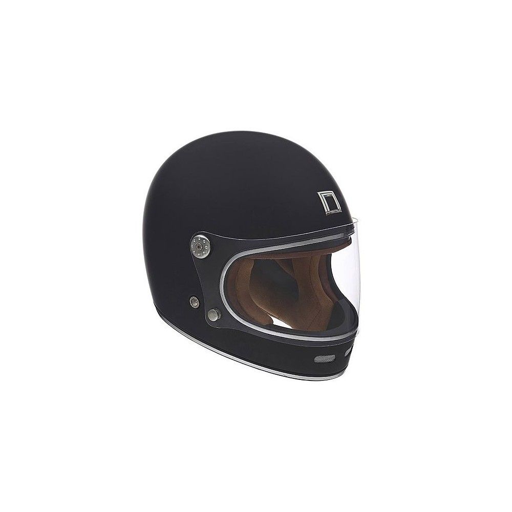 NOX motorcycle scooter vintage FIBER integral helmet REVENGE matt black