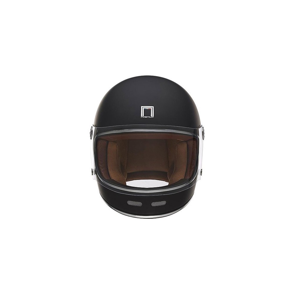 NOX motorcycle scooter vintage FIBER integral helmet REVENGE matt black