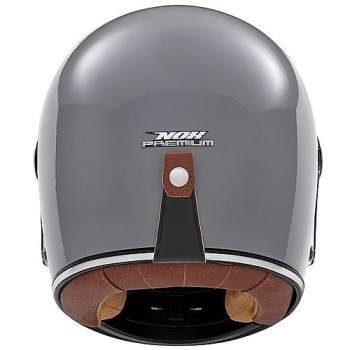 NOX motorcycle scooter vintage FIBER integral helmet REVENGE gloss grey