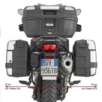 GIVI PLR5127 support à liaison rapide pour valise latérale MONOKEY pour BMW F750 GS 2018 2021 