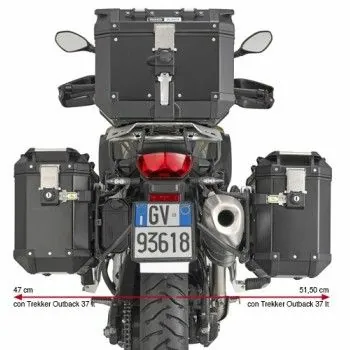 GIVI PL5127CAM support valises latérales Trekker Outback MONOKEY CAM-SIDE BMW F750 GS 2018 2021 